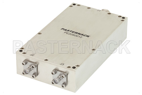 2 Way High Power Broadband Combiner From 800 MHz to 4.2 GHz Rated at 200 Watts, SMA