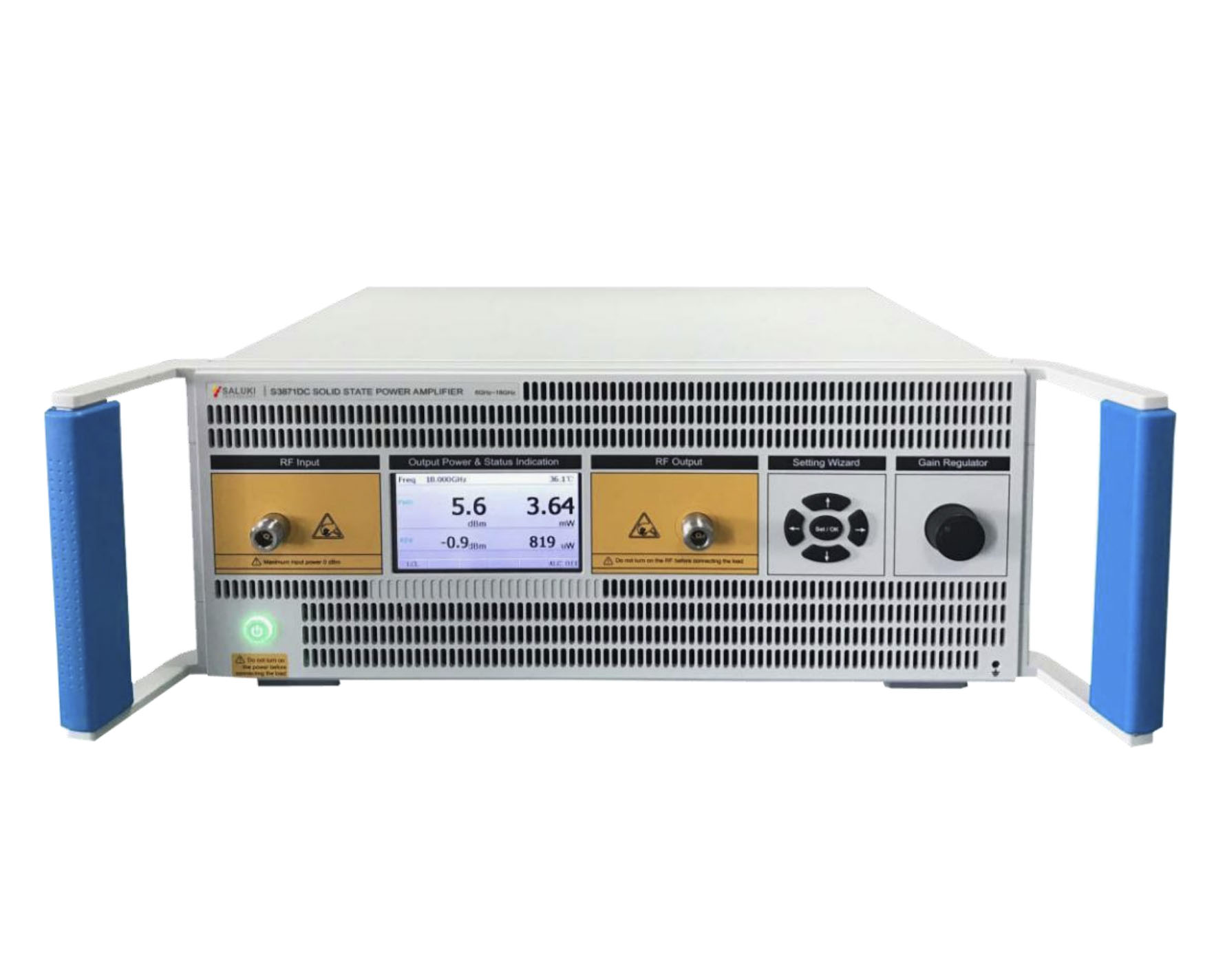 Твердотельные усилители мощности <b>Saluki серии S3871</b> с диапазоном частот от 9 кГц до 60 ГГц