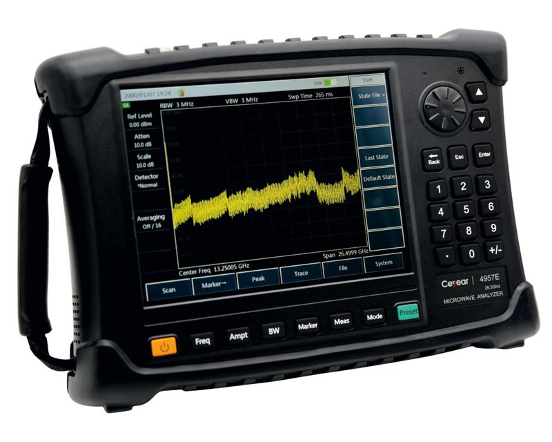 Многофункциональный портативный микроволновый анализатор <b>Ceyear серии 4957</b> с диапазоном от 30 кГц до 40 ГГц