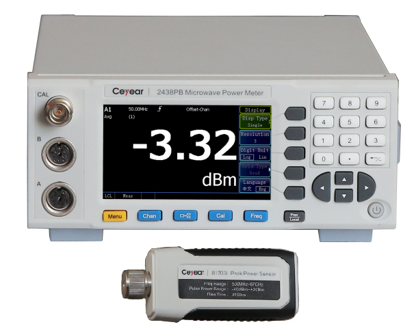 Измерители мощности <b>Ceyear серии 2438:</b> 2438CA/CB/PA/PB с диапазоном частот от 9 кГц до 500 ГГц