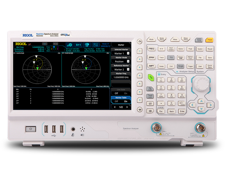 Анализаторы спектра <b>Rigol серии RSA3000</b> с диапазоном от 9 кГц до 4,5 ГГц