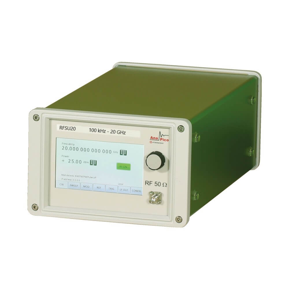 Аналоговые СВЧ генераторы класса HI-END <b>AnaPico RFSU</b> с диапазоном частот от 8 кГц до 26 ГГц