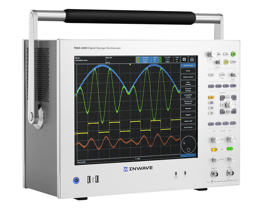 Цифровой осциллограф с функцией анализатора спектра <b>INWAVE MWO-4000</b> с полосой пропускания 1,5 ГГц