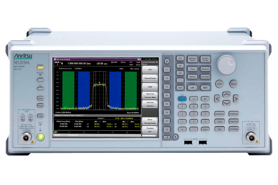 Анализатор спектра/сигналов <b>Anritsu MS2830A</b> +генератор векторных сигналов(опция)