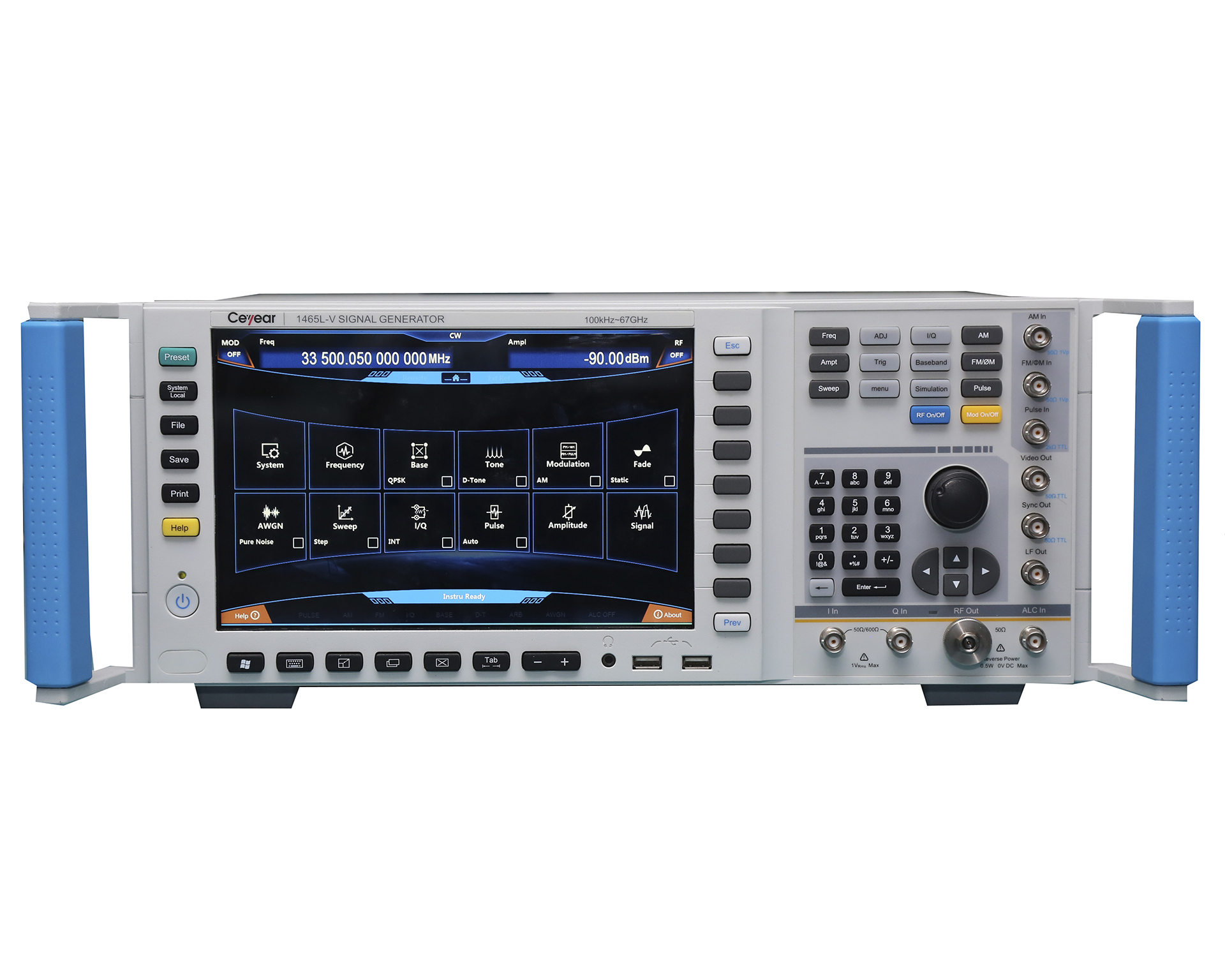 Векторные генераторы сигналов <b>Ceyear серии 1465-V:</b> 1465A/B/C/D/F/H/L-V