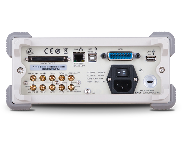 Генераторы сигналов произвольной формы <b>Rigol серии DG5000</b> с диапазоном от 1 мкГц до 350 МГц