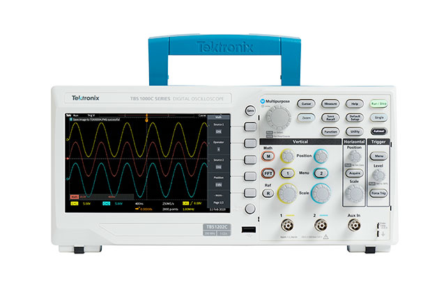 Осциллографы Tektronix серии TBS1000C внесены в реестр средств измерений