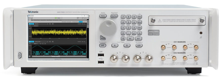 Генераторы сигналов Tektronix серии AWG70000B внесены в реестр средств измерений